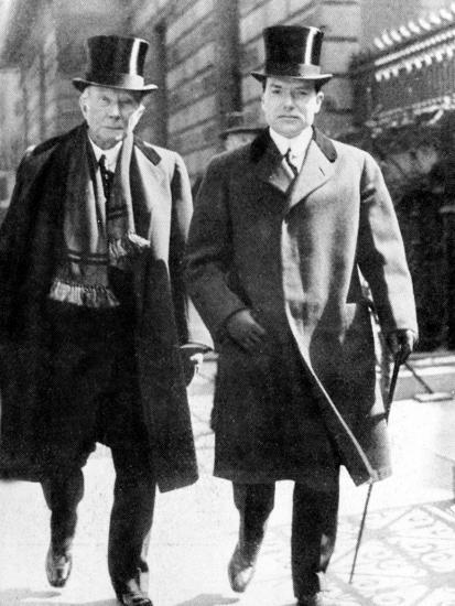 'John Davidson Rockefeller, American Industrialist Here with His Son ...