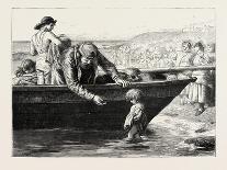 Launching the Life Boat-John Dawson Watson-Giclee Print