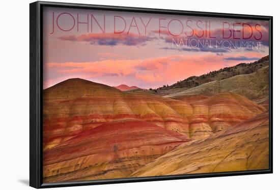 John Day Fossil Beds, Oregon-Lantern Press-Framed Art Print