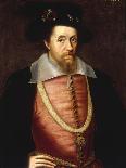 Portrait of King James VI of Scotland, James I of England (1566-1625)-John De Critz-Giclee Print