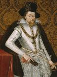 A Portrait of James I of England, VI of Scottland-John De Critz-Framed Giclee Print