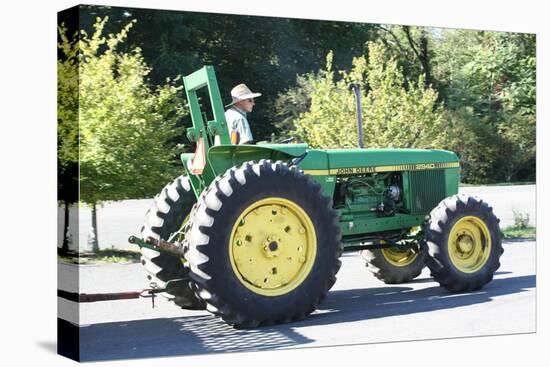 John Deere 2940 Tractor Photo Art Print Poster-null-Stretched Canvas