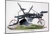 John Deere's Riding Plow-null-Mounted Giclee Print