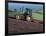 John Deere Tractor with a Rotivator on a Sloping Field in Spring, at Holcombe, Devon, England, UK-Ian Griffiths-Framed Photographic Print