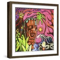 John Demaio Tiki 001-Rock Demarco-Framed Giclee Print