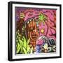 John Demaio Tiki 001-Rock Demarco-Framed Giclee Print