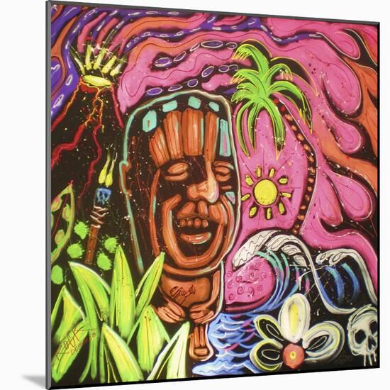 John Demaio Tiki 001-Rock Demarco-Mounted Giclee Print