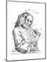 John Dennis, Caricature-William Hogarth-Mounted Giclee Print