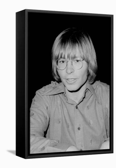 John Denver, Shepherds Bush, London, 1974-Brian O'Connor-Framed Stretched Canvas