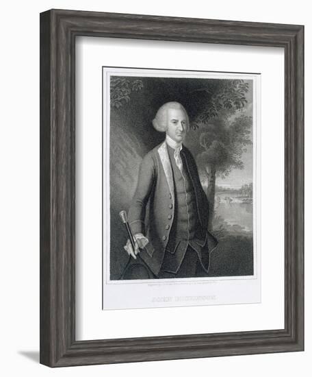 John Dickinson, engraved by John B. Forrest-Charles Willson Peale-Framed Giclee Print