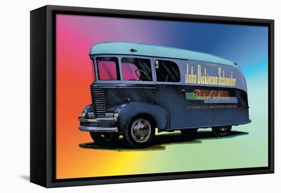 John Dickinson Schneider Truck-null-Framed Stretched Canvas