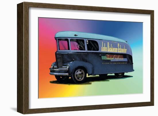 John Dickinson Schneider Truck-null-Framed Art Print