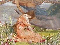 The Garden of Adonis- Amoretta and Time, 1887-John Dickson Batten-Framed Stretched Canvas
