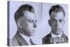 John Dillinger Mugshot, Ca. 1925-null-Stretched Canvas