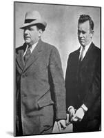 John Dillinger under Arrest in January 1934 (B/W Photo)-American Photographer-Mounted Giclee Print