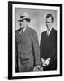 John Dillinger under Arrest in January 1934 (B/W Photo)-American Photographer-Framed Giclee Print