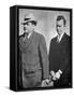 John Dillinger under Arrest in January 1934 (B/W Photo)-American Photographer-Framed Stretched Canvas
