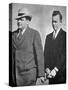 John Dillinger under Arrest in January 1934 (B/W Photo)-American Photographer-Stretched Canvas