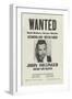 John Dillinger Wanted Poster-null-Framed Premium Giclee Print