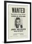 John Dillinger Wanted Poster-null-Framed Giclee Print