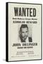 John Dillinger Wanted Poster-null-Framed Stretched Canvas