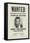 John Dillinger Wanted Poster-null-Framed Stretched Canvas