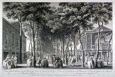 A View of the Grand Walk, Marylebone Gardens, 1778-86 (W/C on Paper)-John Donowell-Giclee Print