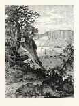 Palisades, from Below Hastings, USA-John Douglas Woodward-Giclee Print