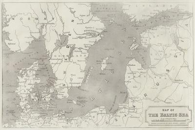 Map of the Baltic Sea
