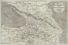 Map of Lower Egypt, Showing the Lines of Railway and Projected Isthmus of Suez Canal-John Dower-Giclee Print