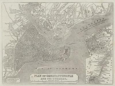 Plan of Constantinople and its Suburbs