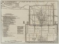 Copy of Map Showing the Toll-Gates and Principal Bars Within Six Miles of Charing-Cross-John Dower-Framed Giclee Print