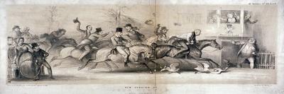 Le Mort', George IV (1762-1830), Caricature of the King Grieving the Death of the Giraffe-John Doyle-Giclee Print