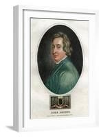 John Dryden, 17th Century English Dramatist and Poet Laureate-J Chapman-Framed Giclee Print