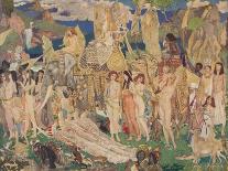 'Ivory, Apes and Peacocks (The Queen of Sheba)', c1909-John Duncan-Giclee Print