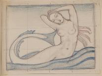 Untitled [Mermaid] (Pencil)-John Duncan-Giclee Print