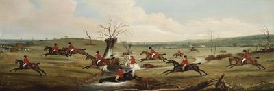 The Belvoir Crossing the Smite. ,, c.1823-John E. Ferneley-Giclee Print