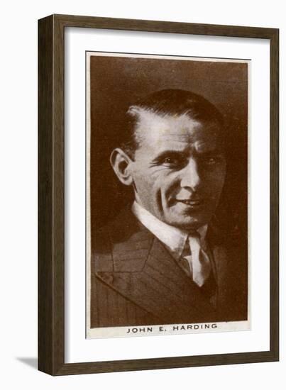 John E Harding, British Boxing Manager and Match-Maker, 1938-null-Framed Giclee Print