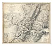 Civil War Map of the Country Adjacent to Harper's Ferry, Virginia, c.1863-John E^ Weyss-Mounted Art Print