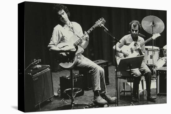 John Etheridge and Gary Boyle Playing at Campus West Welwyn Garden City, Hertfordshire, 1984-Denis Williams-Stretched Canvas