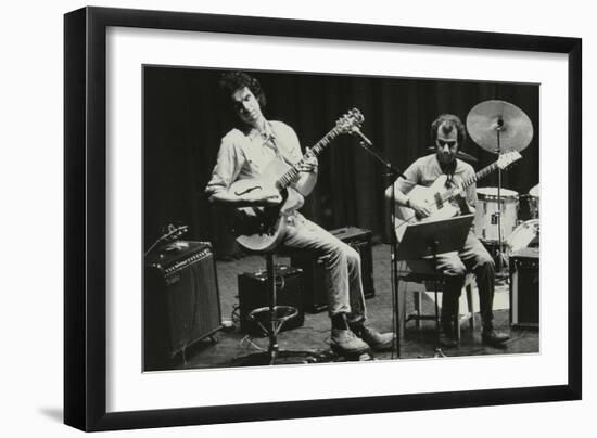 John Etheridge and Gary Boyle Playing at Campus West Welwyn Garden City, Hertfordshire, 1984-Denis Williams-Framed Photographic Print