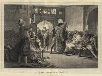 A Barber's Shop in Tunis, 1875-John Evan Hodgson-Giclee Print