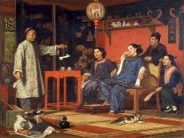 Chinese Ladies Looking at European Curiosities, 1868-John Evan Hodgson-Giclee Print