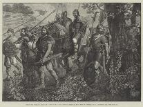 Men of Kent Marching in Front of the Army of Harold-John Evan Hodgson-Giclee Print