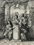 Charles II as Patron of the Royal Society-John Evelyn-Mounted Giclee Print