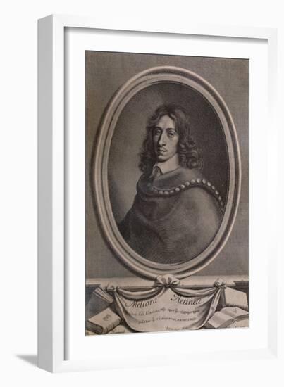 John Evelyn, English writer, gardener and diarist, c1650 (1894)-Robert Nanteuil-Framed Giclee Print