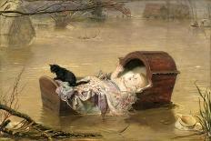 A Souvenir of Velasquez - a Little Girl with a Lemon Sprig-John Everett Millais-Art Print