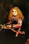 A Souvenir of Velasquez - a Little Girl with a Lemon Sprig-John Everett Millais-Art Print