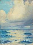 Seascape, Late 19Th Century - mid 20Th Century (Oil on Paper)-John Everett-Giclee Print