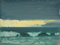 Seascape, Late 19Th Century - mid 20Th Century (Oil on Canvas)-John Everett-Giclee Print